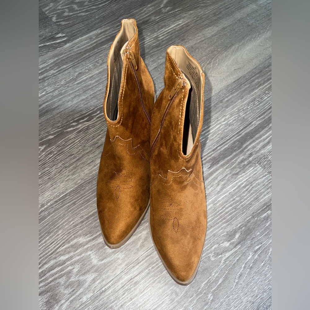 Abound Suede Cowgirl Boots
